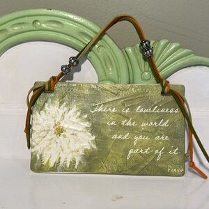 Flavia Beautiful Inspirational Message on Tile Wall Hanging